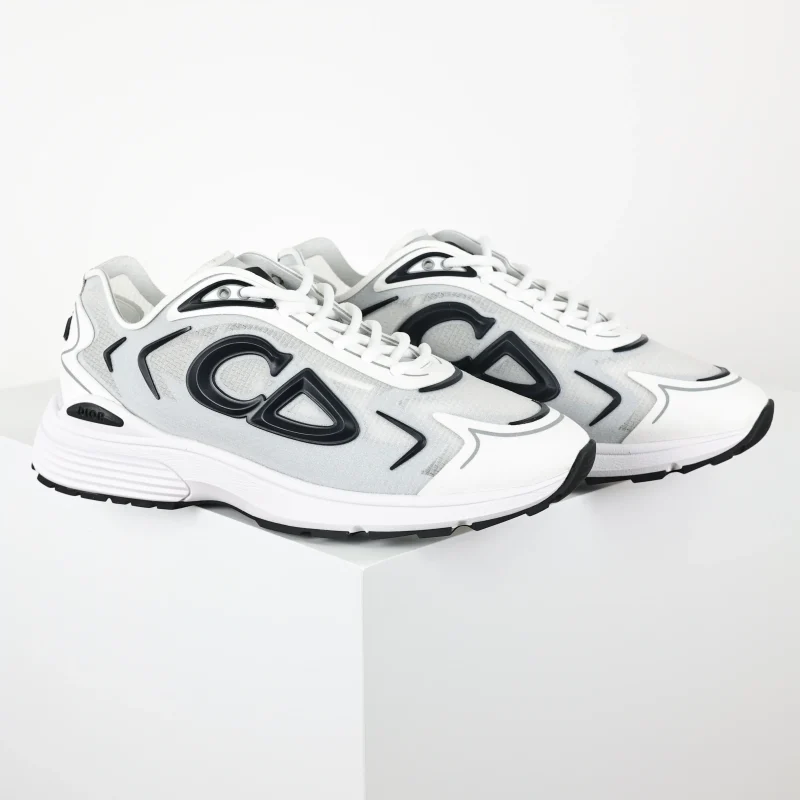 B30 Countdown Tech Sneakers in Black and White