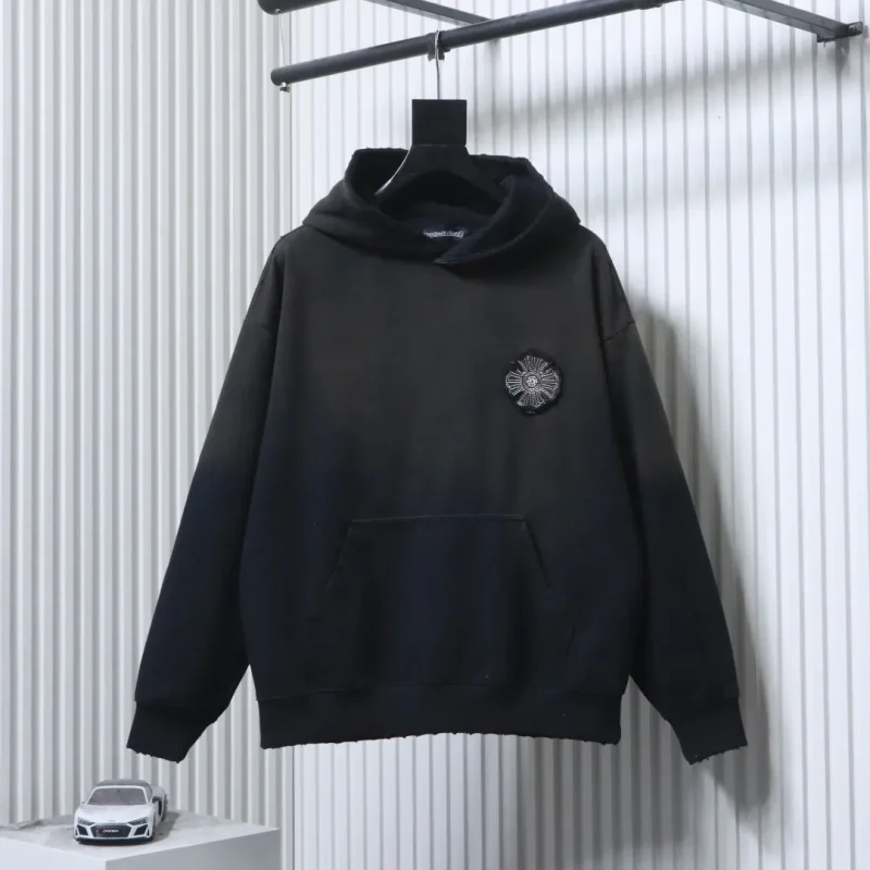 Cross Applique Hoodie