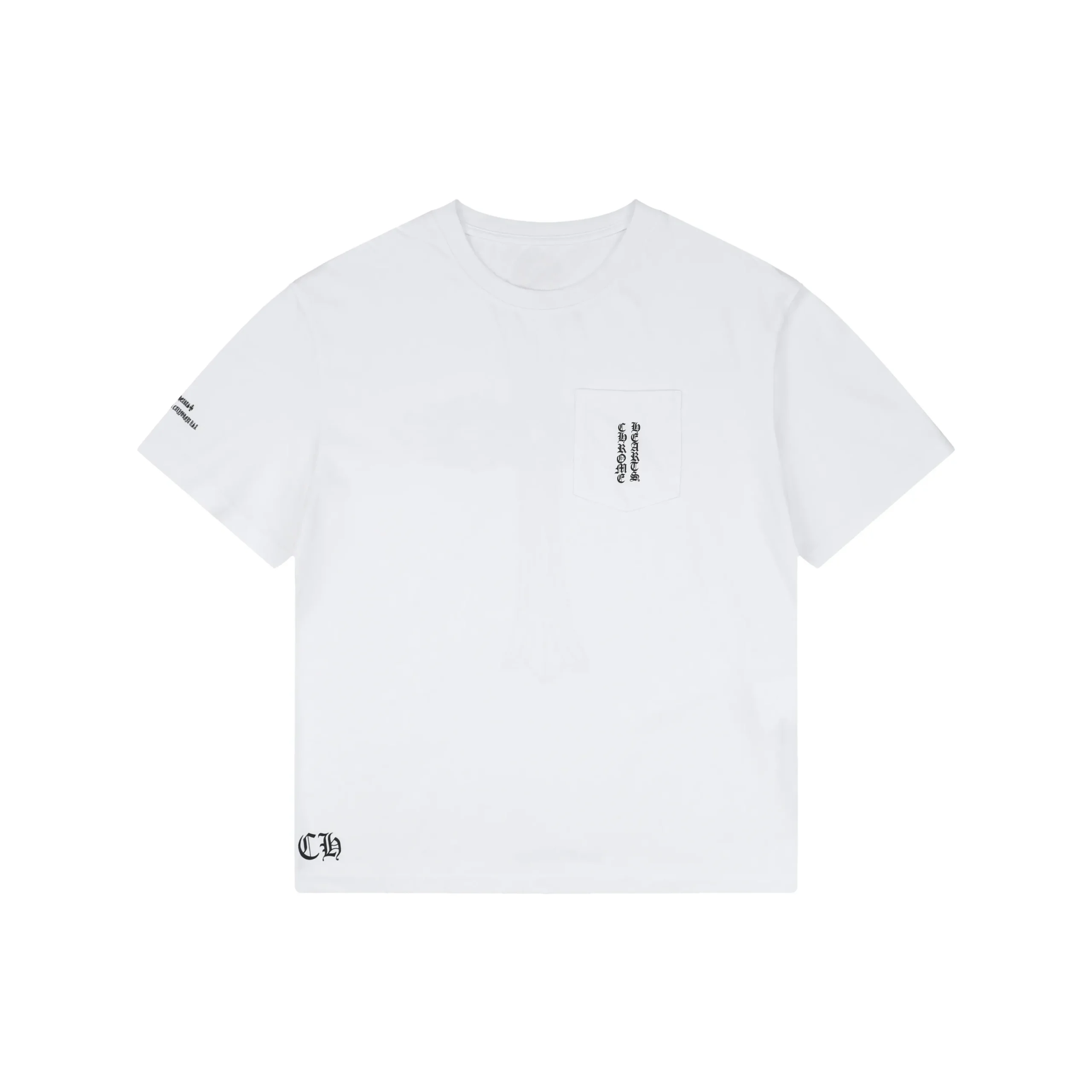 Cross Print Cotton T-Shirt - White