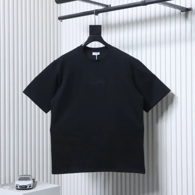 Embroidered Check Applique T-Shirt