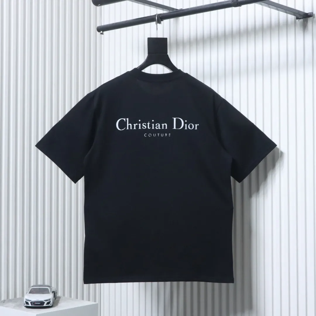 Front Back Logo T-Shirt - Black - Back