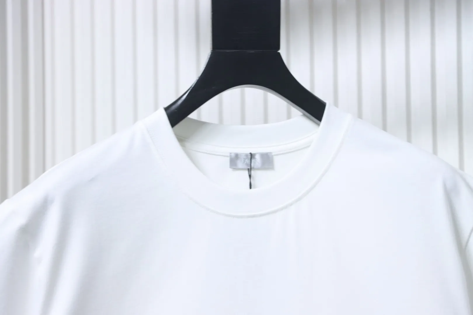 Front Back Logo T-Shirt - White - Label Front