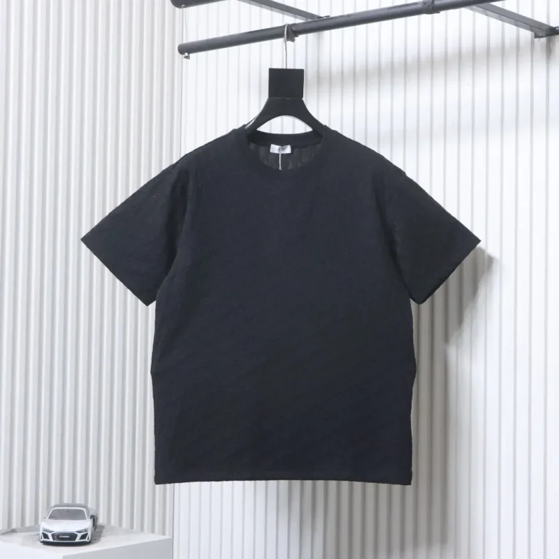 Full-Print Monogram Jacquard T-Shirt