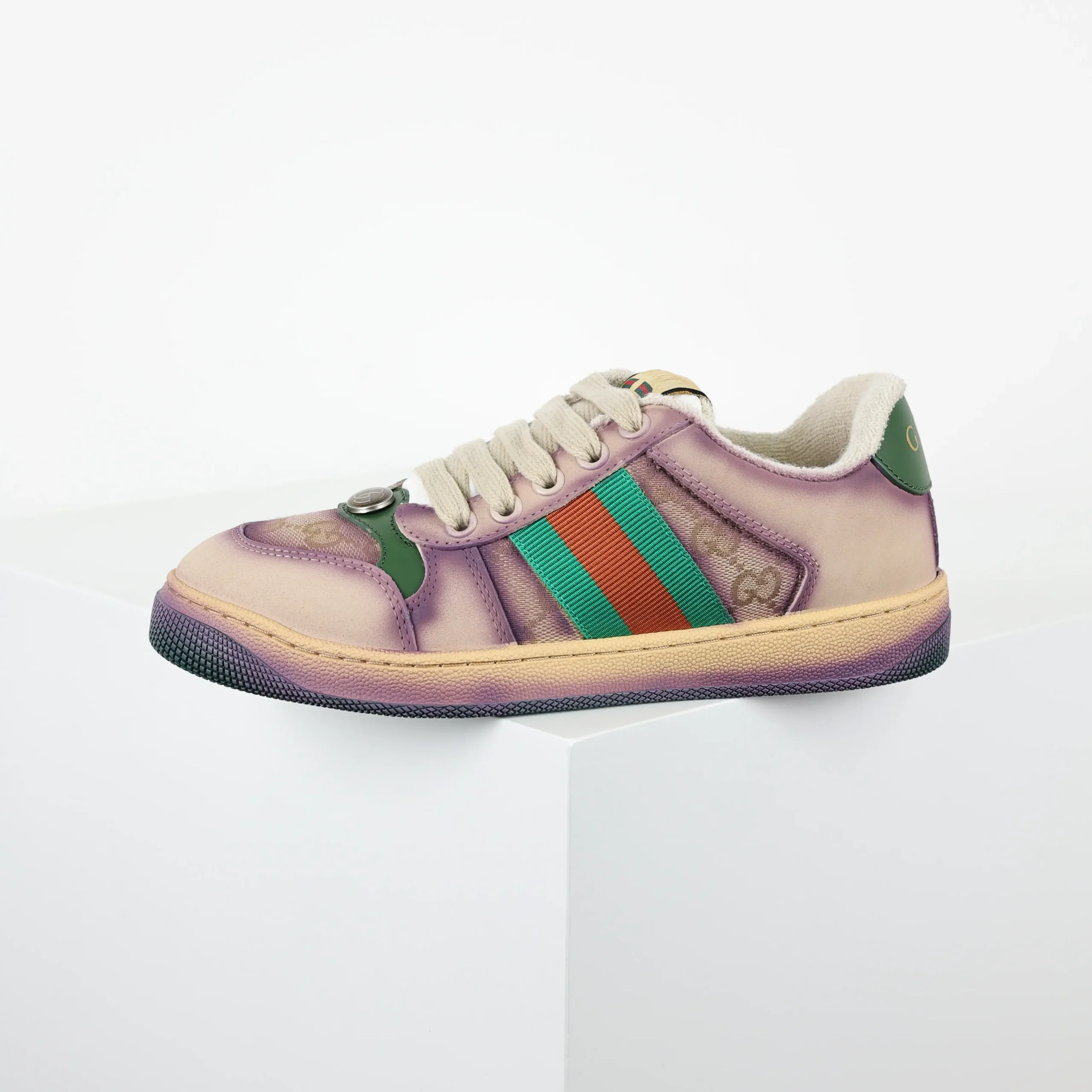 GG Damen-Siebdruck-Trainingsschuh Screener in Rosa und Beige9