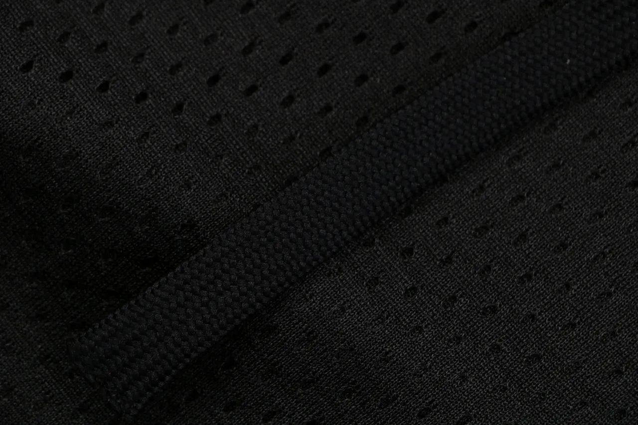 Glitter Script Mesh Shorts - Drawstring