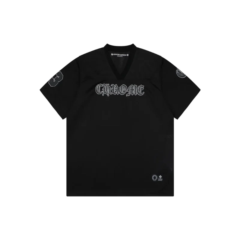 Glitter Script Mesh T-Shirt