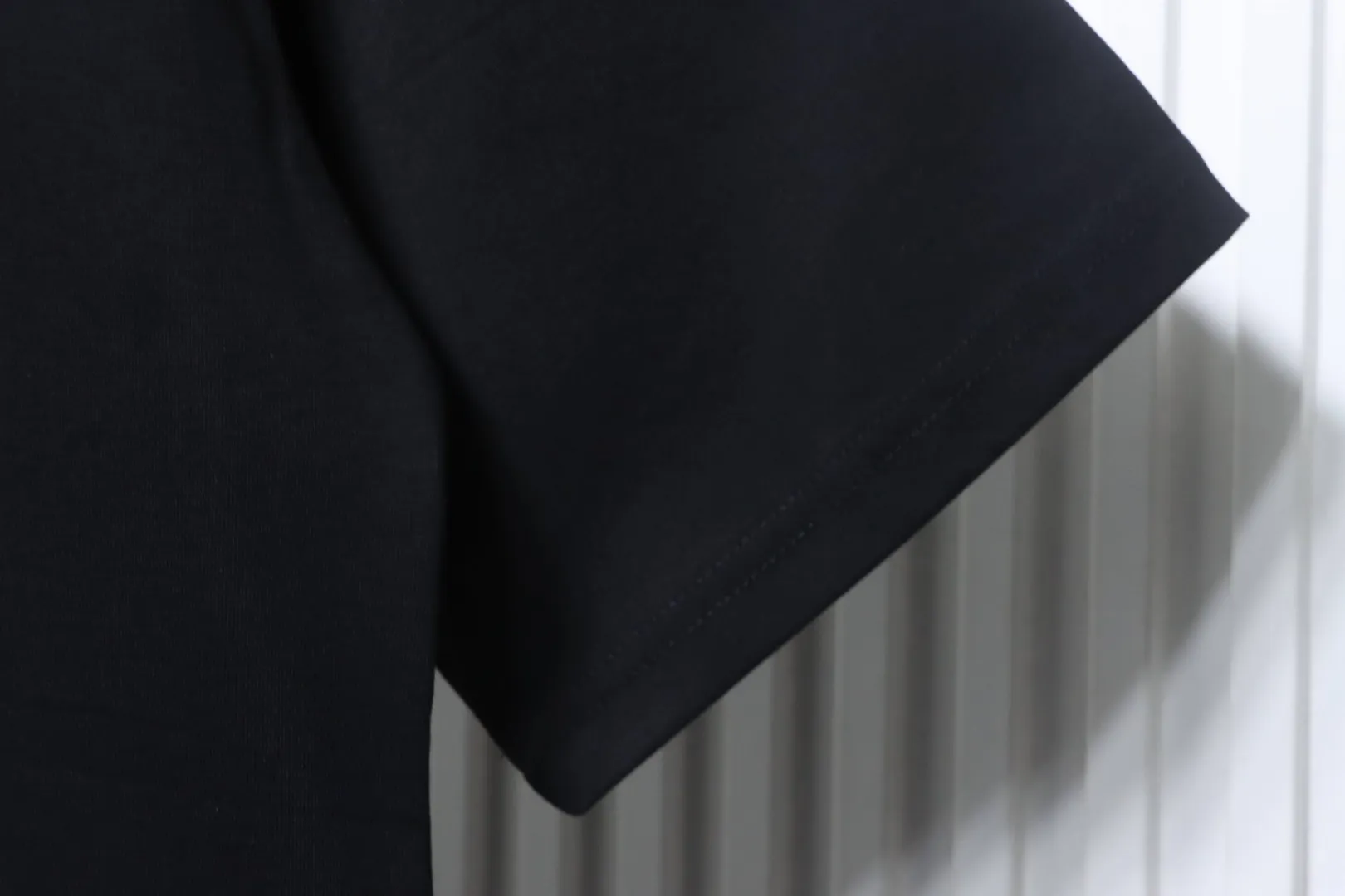 Gradient Monogram Print Cotton T-Shirt - Left Sleeve