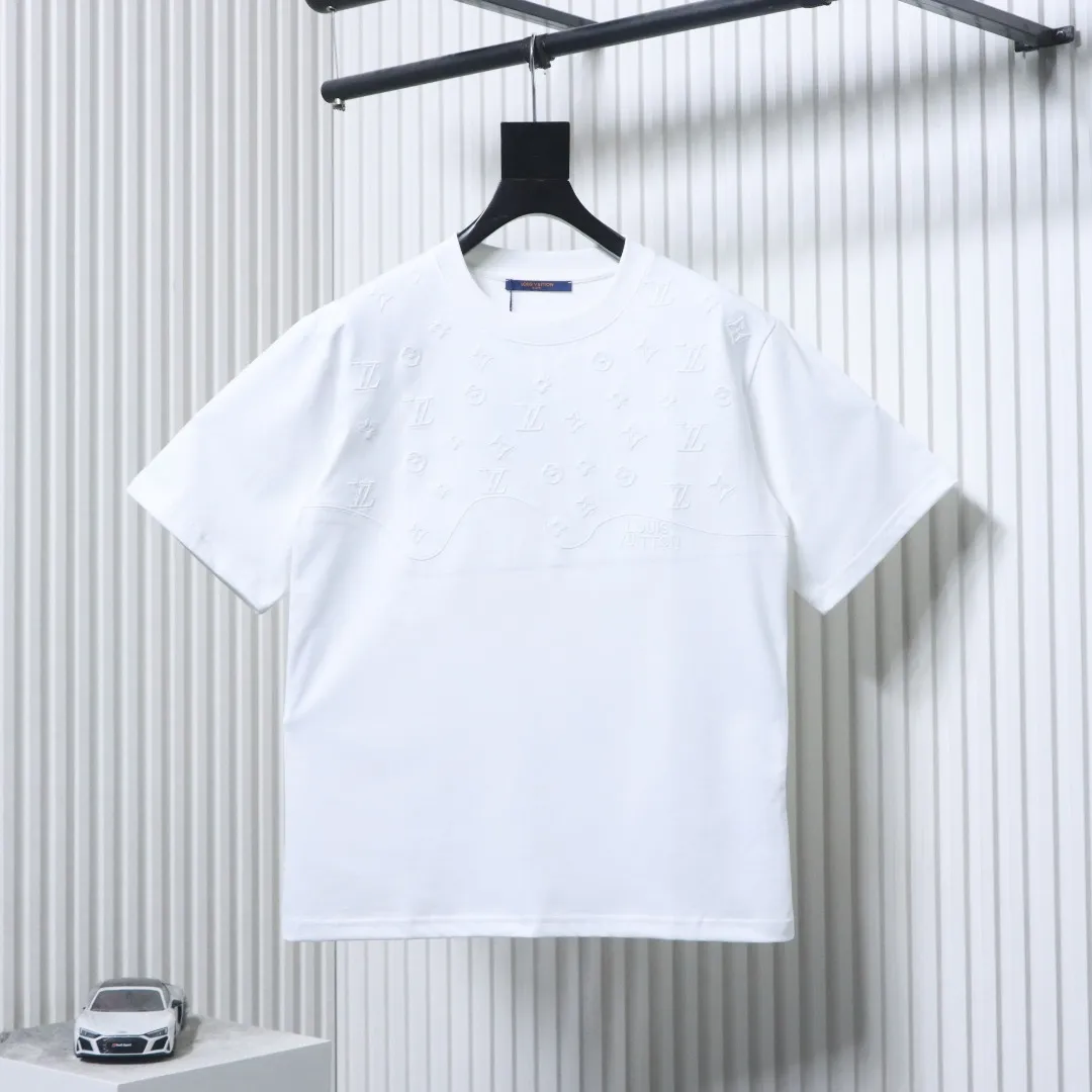 Monogram Embroidered Cotton T-Shirt