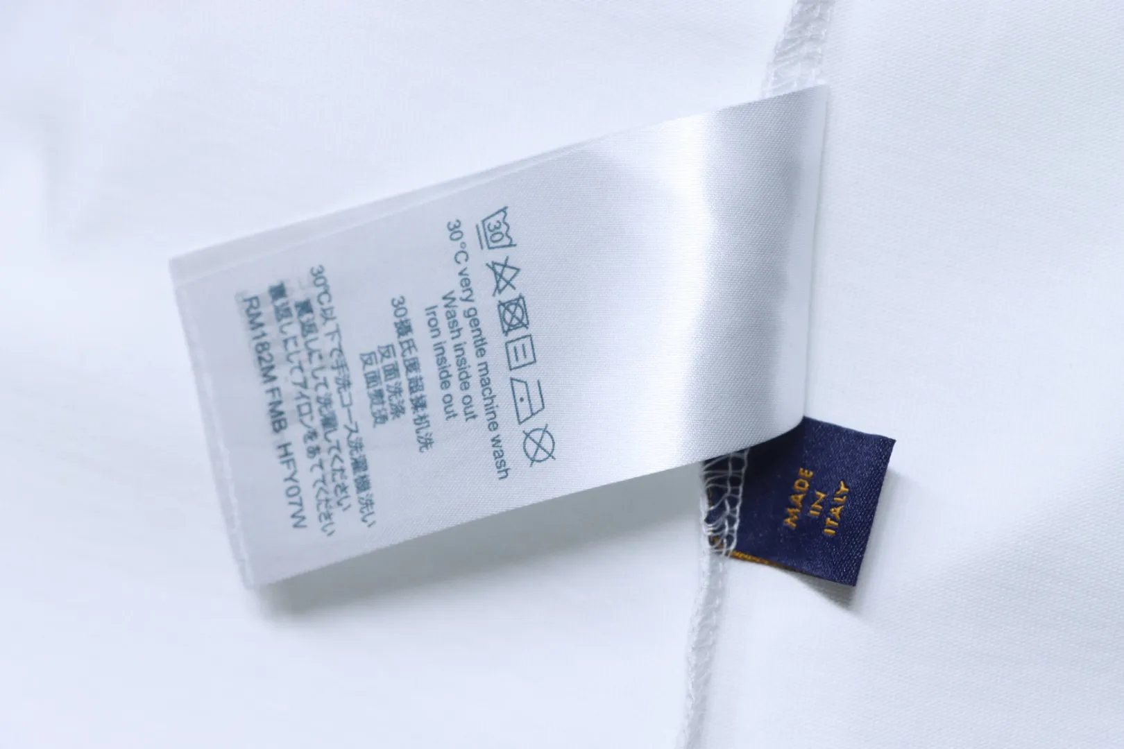 Monogram Embroidered Cotton T-Shirt - Label