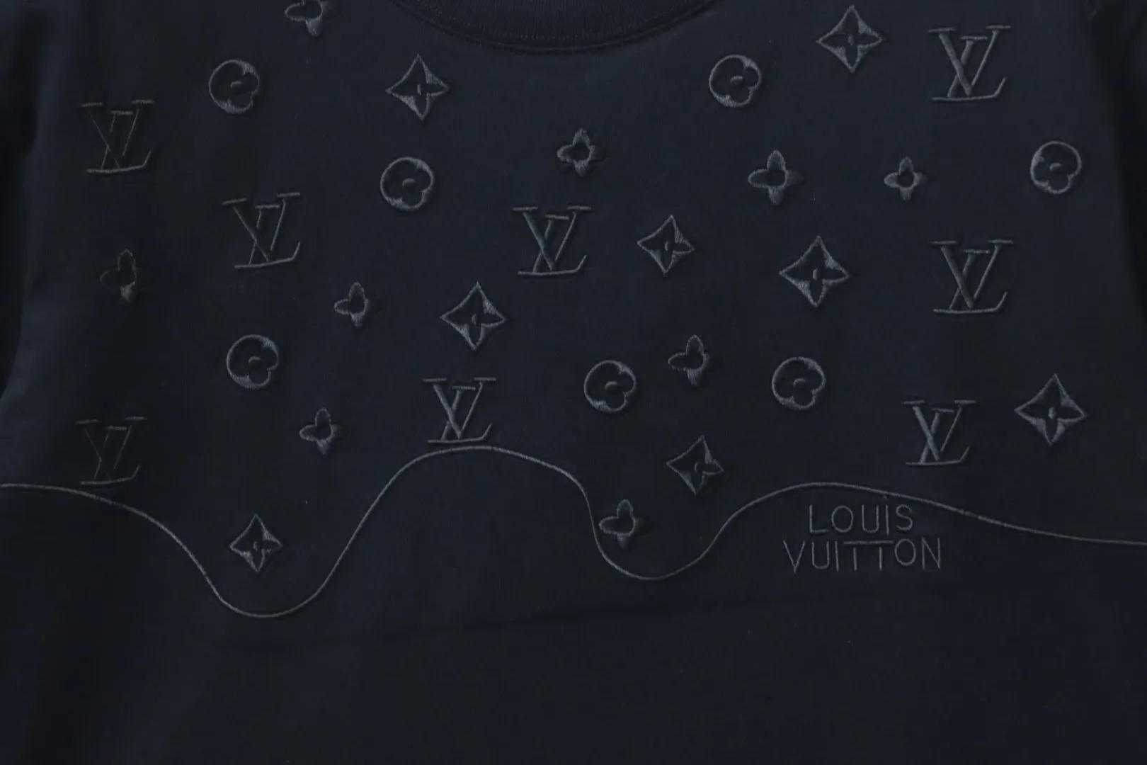 Monogram Embroidered Cotton T-Shirt - Logo Design