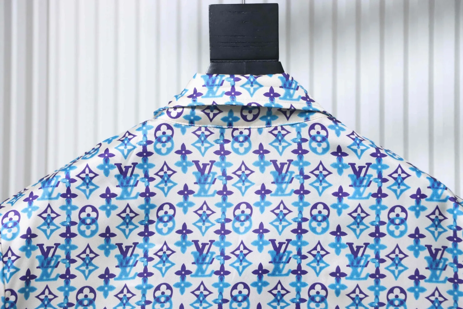 Monogram Silk Blend Print Short Sleeve Shirt - Details