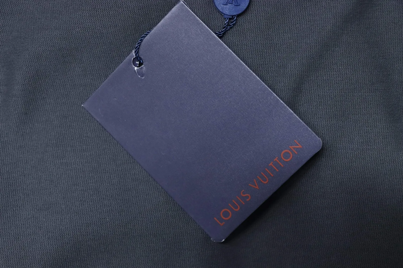 Monogram Water Drop Print Cotton T-Shirt - Tag 2