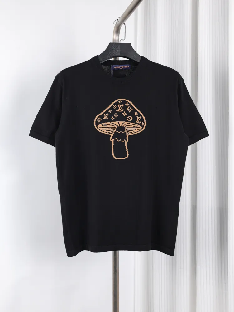 Mushroom Knit Short Sleeve T-Shirt