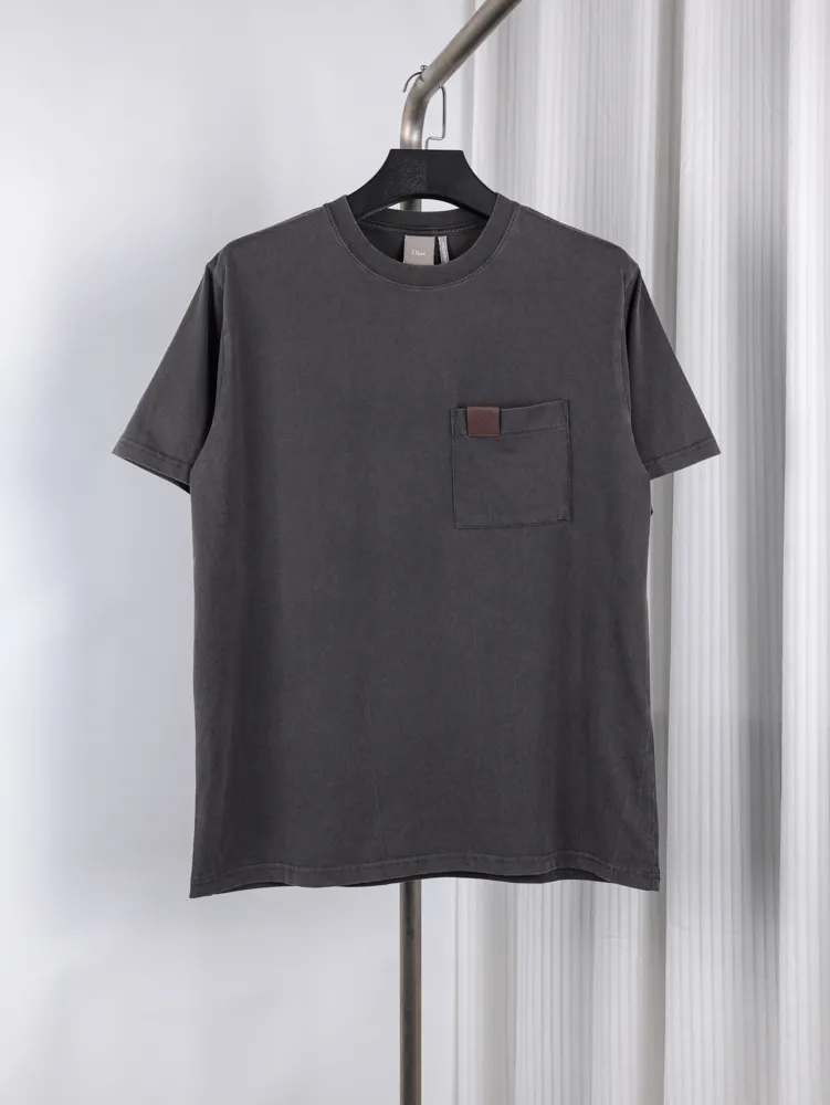 Pocket Leather Label Heavyweight T-Shirt