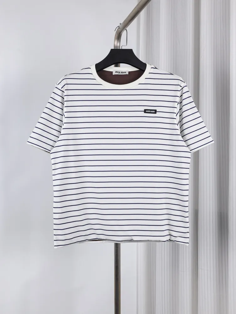 Reversible Cotton Striped T-Shirt