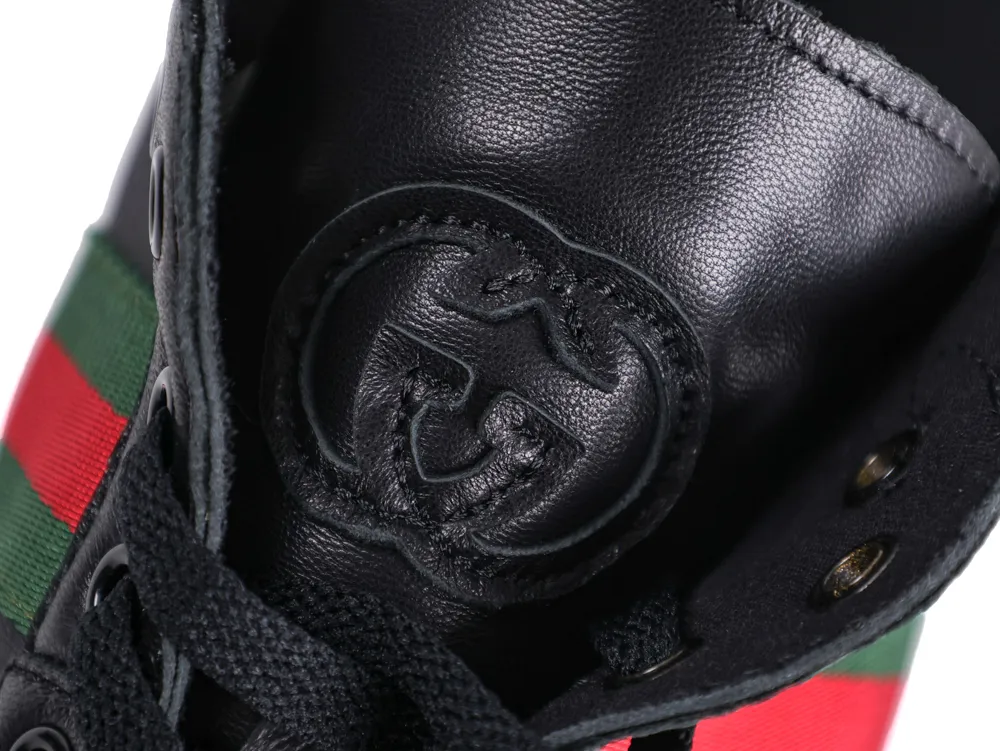 Screener Distressed GG Logo Sneaker - Logo Patch