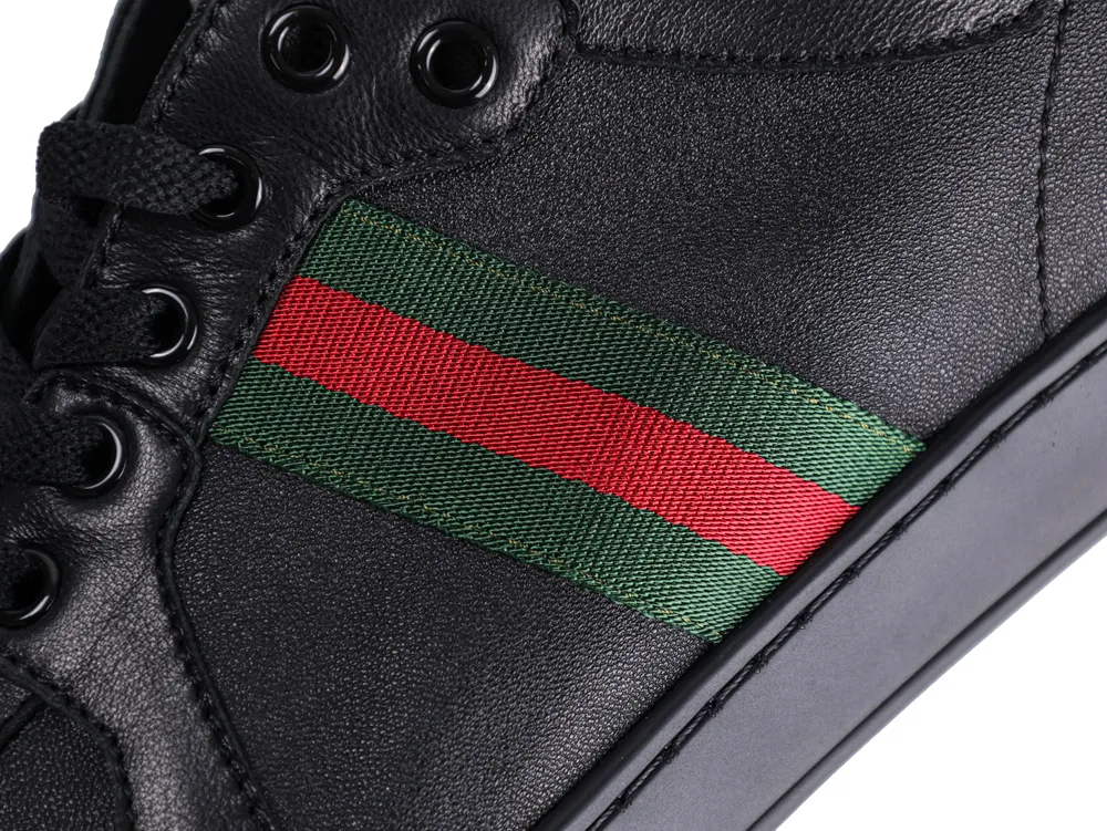 Screener Distressed GG Logo Sneaker - Side