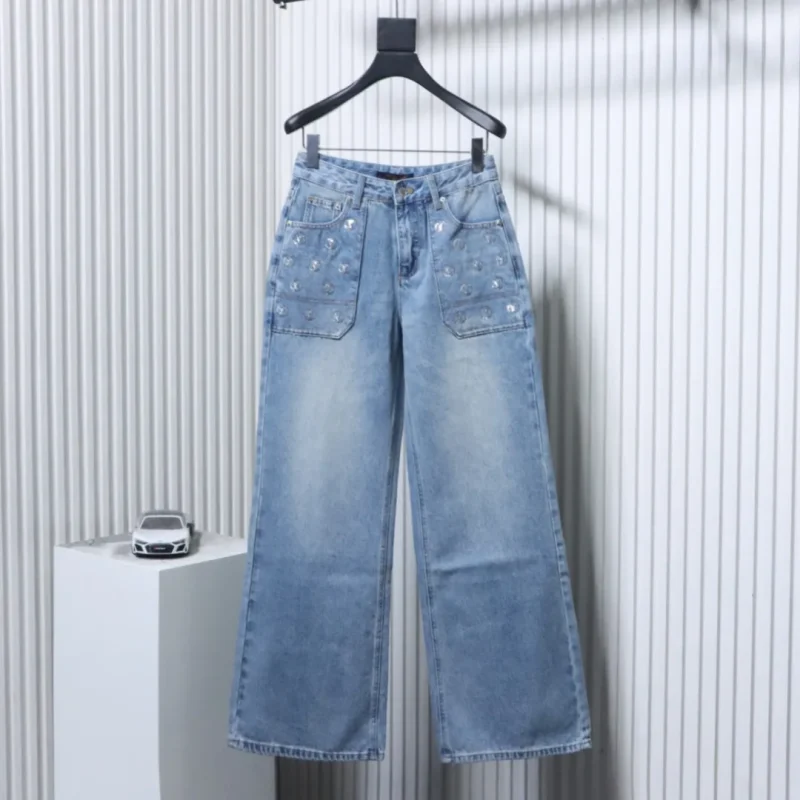 Silver Label All-over Logo Light Blue Jeans