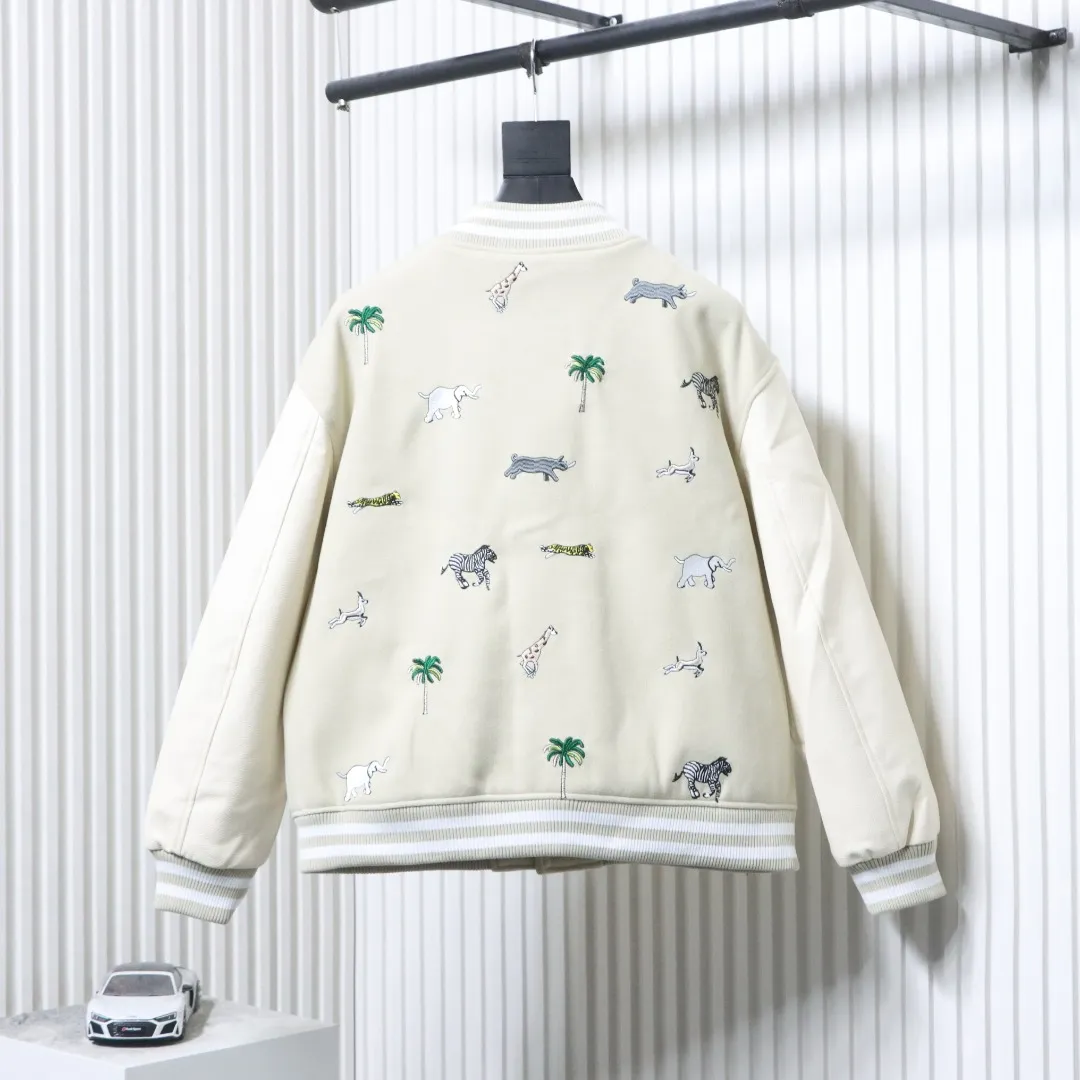 Zoo Embroidered Varsity Jacket - Back Details