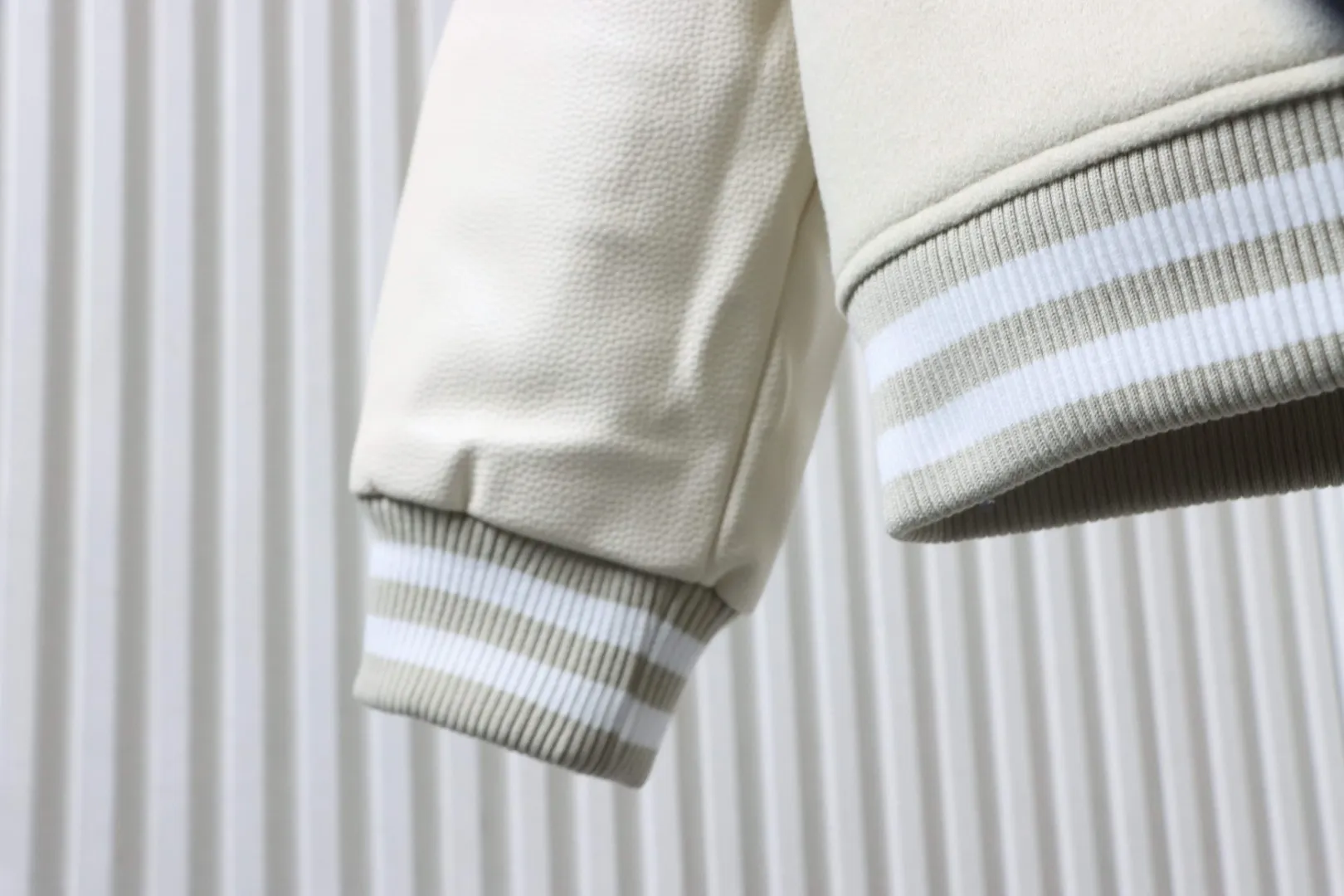 Zoo Embroidered Varsity Jacket - Sleeve Cuffs