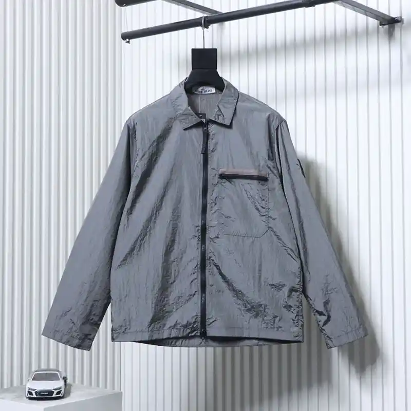 Nylon Meta Series Metallic Nylon Zipper Jacket