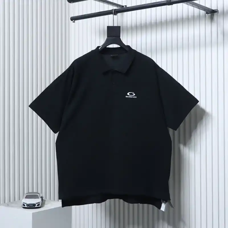 26SS Circular Embroidered Letter T-Shirt