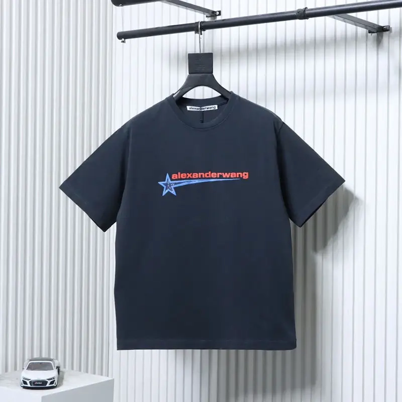 26ss Logo Rhinestone Meteor Print T-Shirt