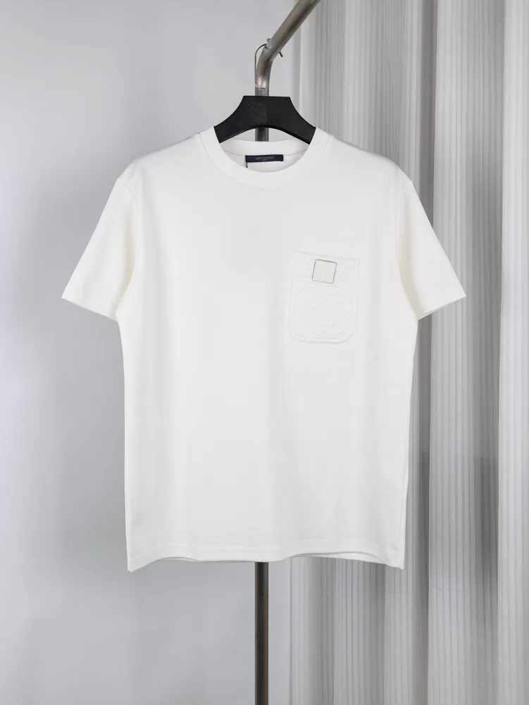 3D Embossed "Pineapple" Pocket T-Shirt