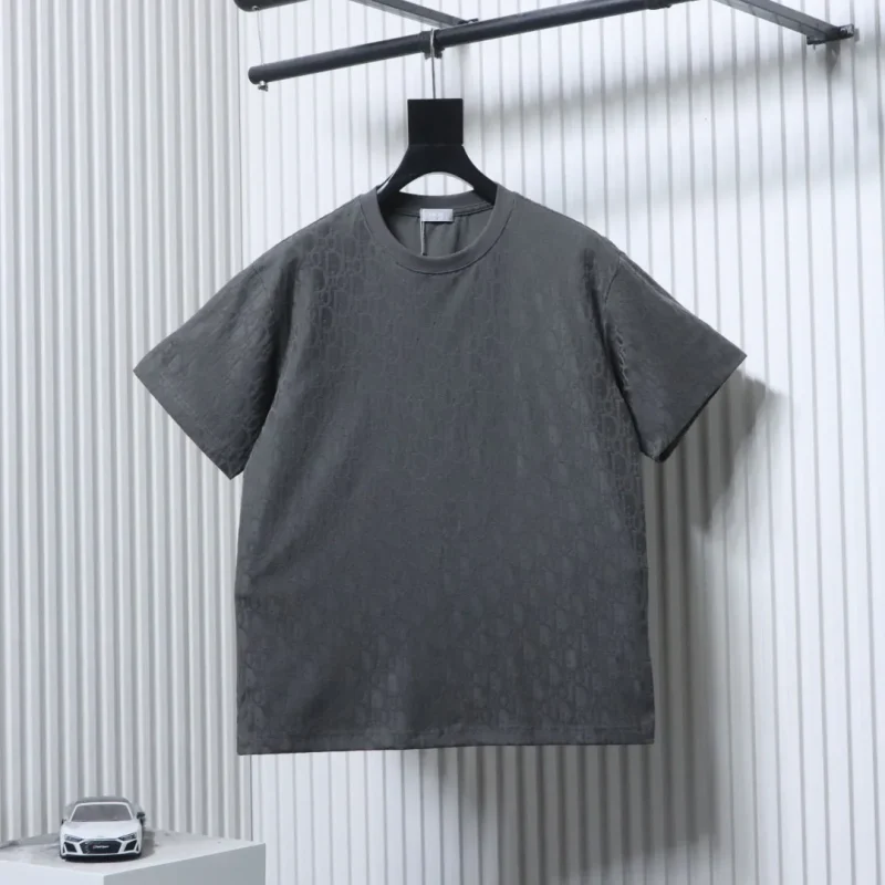 All-Over Oblique Jacquard T-Shirt
