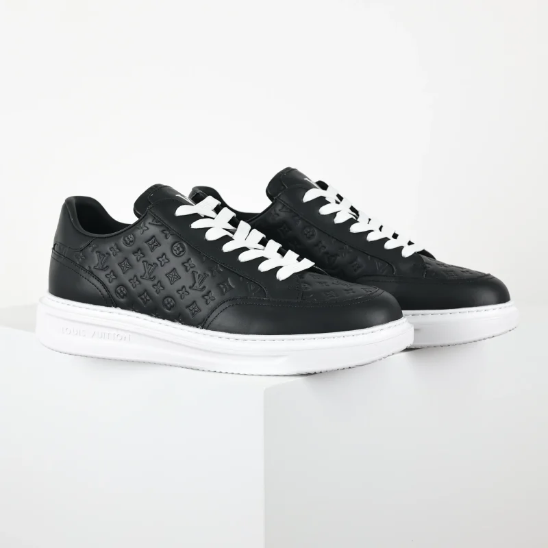 Beverly Hills Sneaker mit Monogramm-Print, Schwarz5