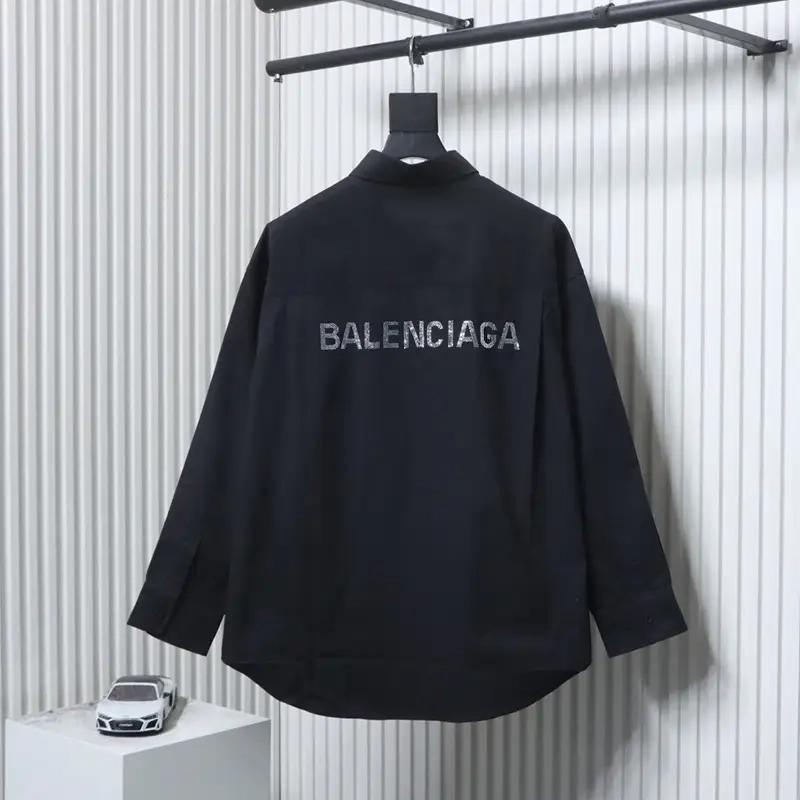 Classic Back Rhinestone Letter Logo Shirt