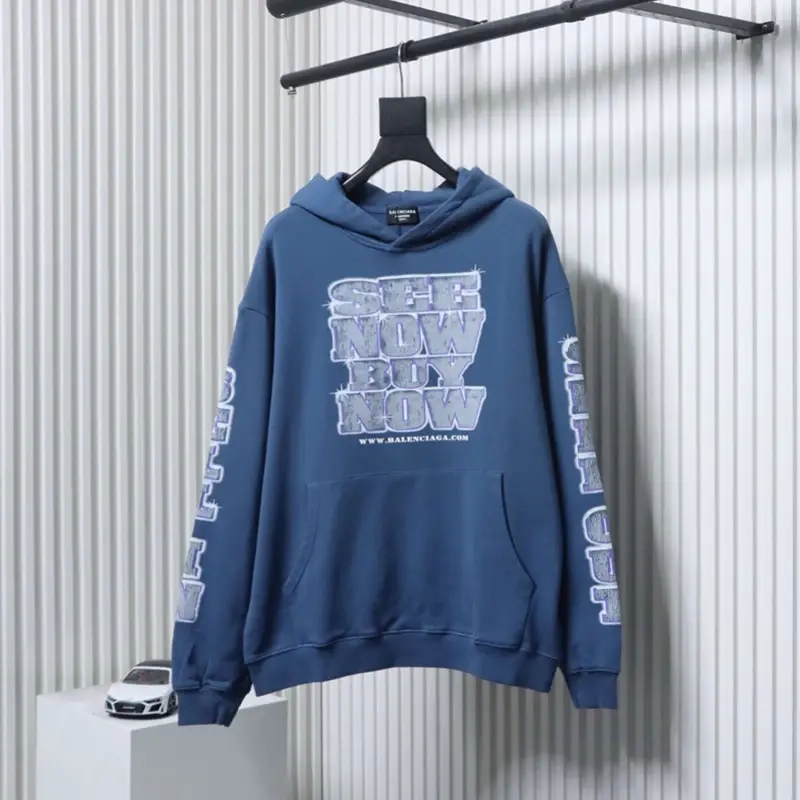 Diamond Logo Print Hoodie
