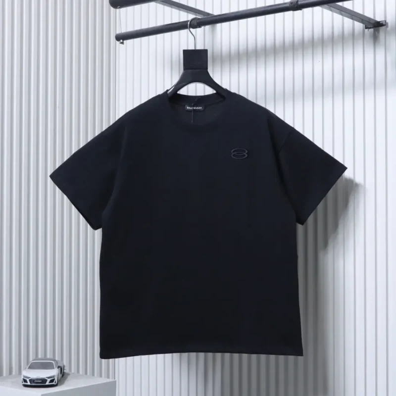 Double-Ring Appliqué Embroidery T-Shirt