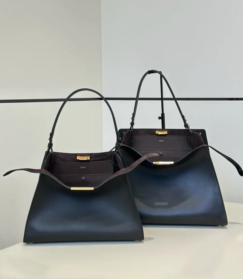 FD Way Women's Handbag, Elephant Black