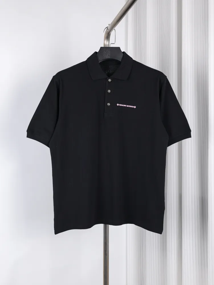 Graffiti Print Polo T-Shirt