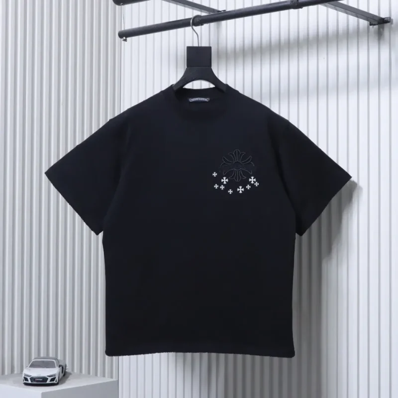 Horseshoe Cross Embroidered T-Shirt