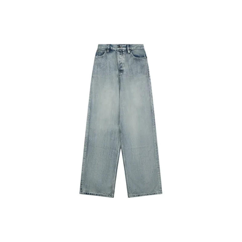 Ice Blue Baggy Denim Jeans