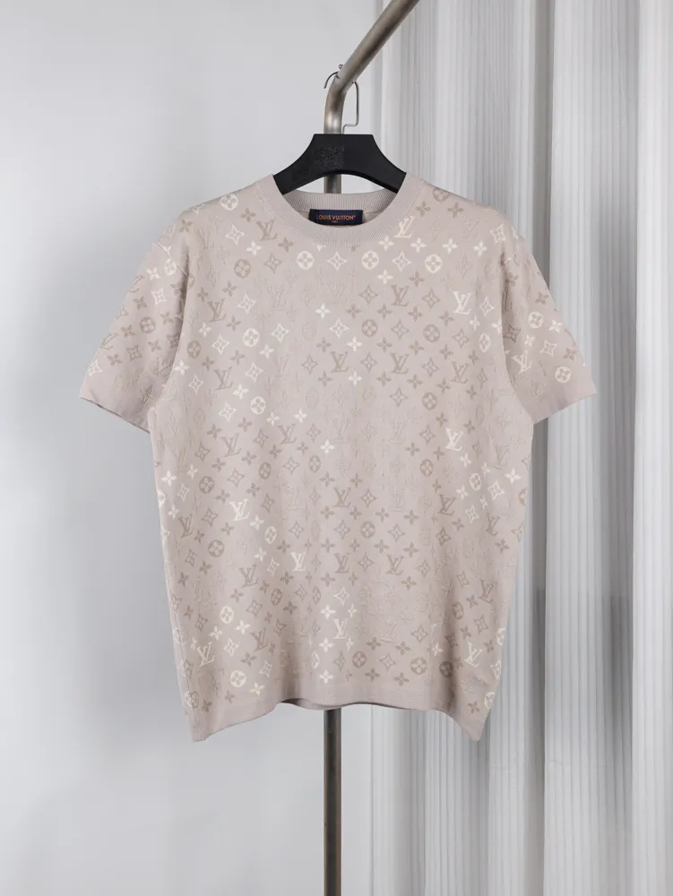 Jacquard Knit Monogram T-Shirt