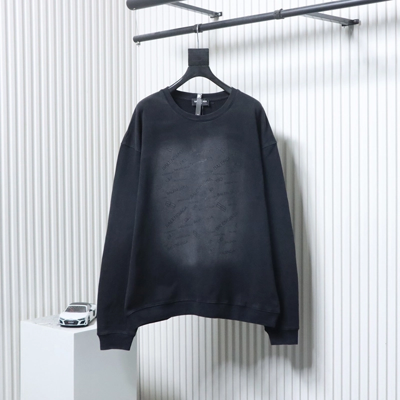 Logo Gradient Print Sweatshirt