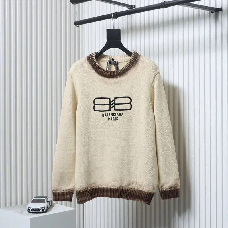Logo Tie-Dye Button-down Knit Sweater