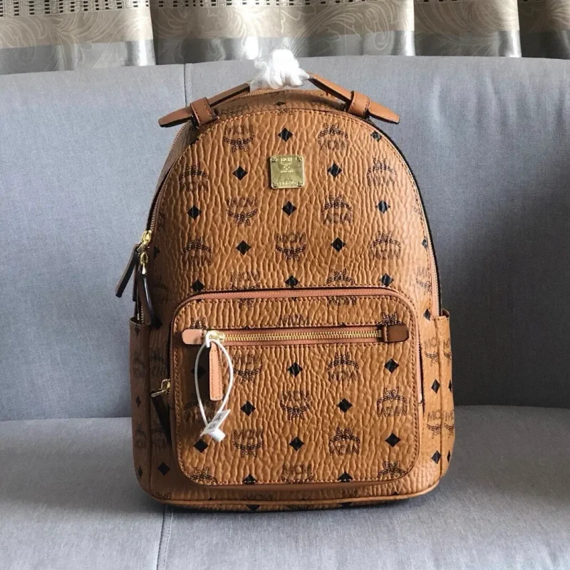 MCMStark Visetos Backpack, Premium Version, Brown