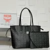 Medium reversible shopping bag, black. Dimensions: 36*17*28cm