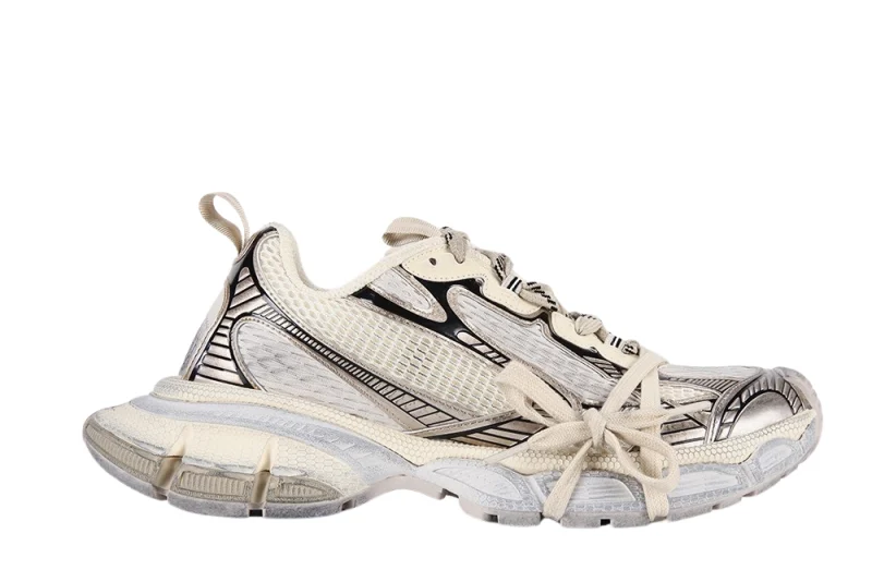 Men's 3XL Mesh Runner Quality Reps 9110 BEIGE/EGGSHELL