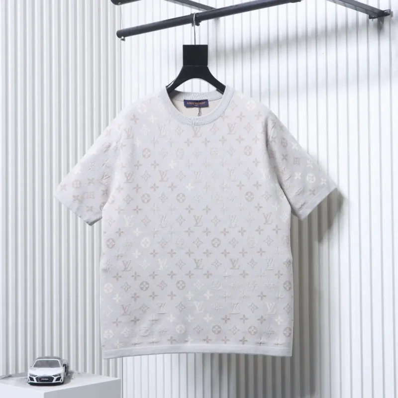 Monogram Gradient Jacquard Knit Top