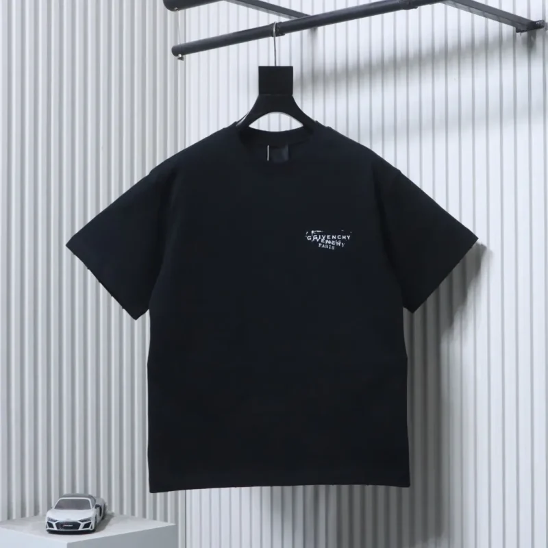 Mottled Letter Print T-Shirt