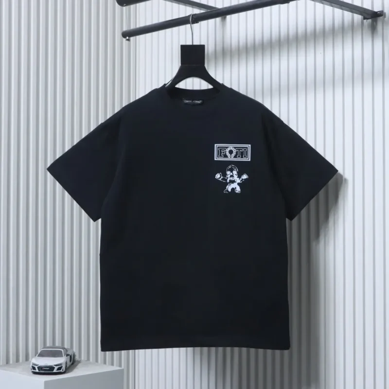 Nine-Square Skull Print T-Shirt