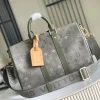 Premium All-Steel Hardware Tote Bag — Gray-Green — Dimensions: 34 x 21 x 16 cm