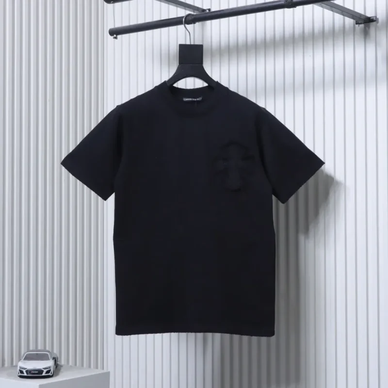 Sanskrit Cross Applique T-Shirt