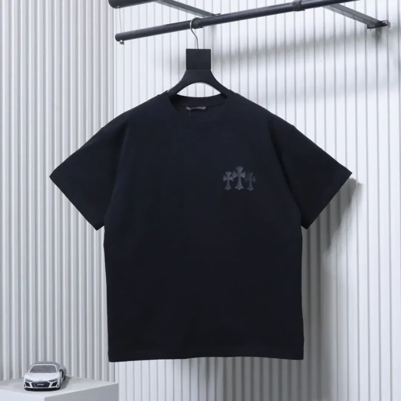 Sanskrit Cross Print T-Shirt