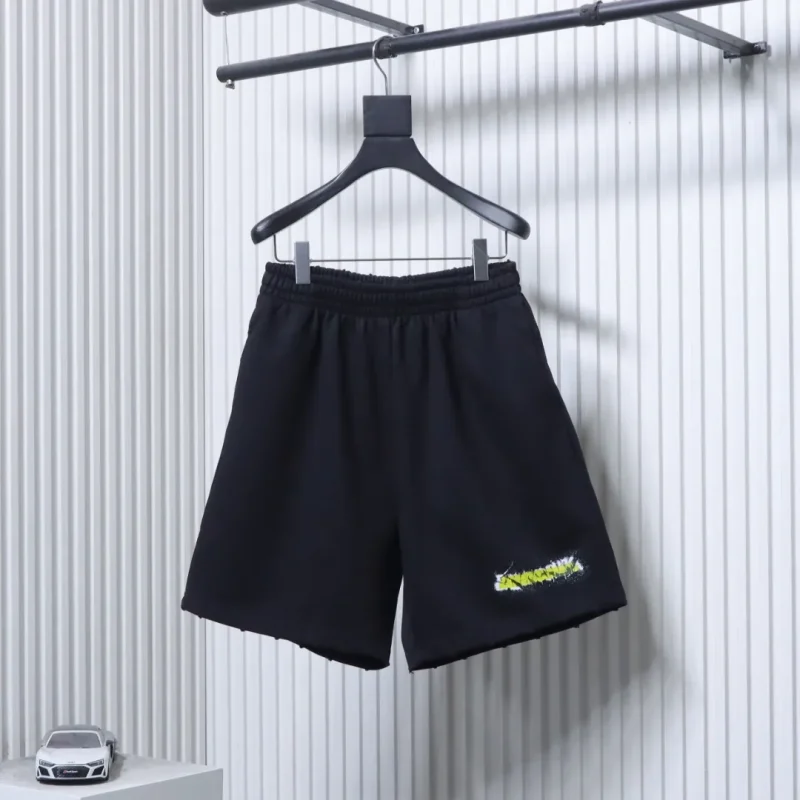 Spray Logo Drawstring Shorts
